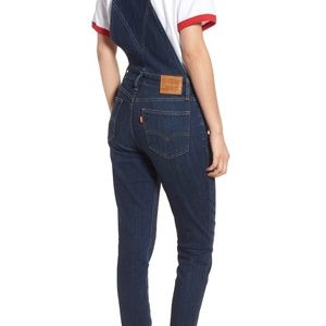 Levi's Skinny Denim Overalls